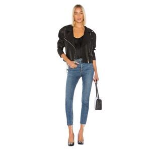 GRLFRND Karolina High Waisted Skinny Leg in Medium Wash Size 27